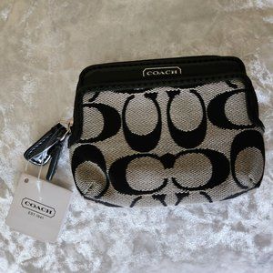 Coach Park Double Zip Coin Wallet